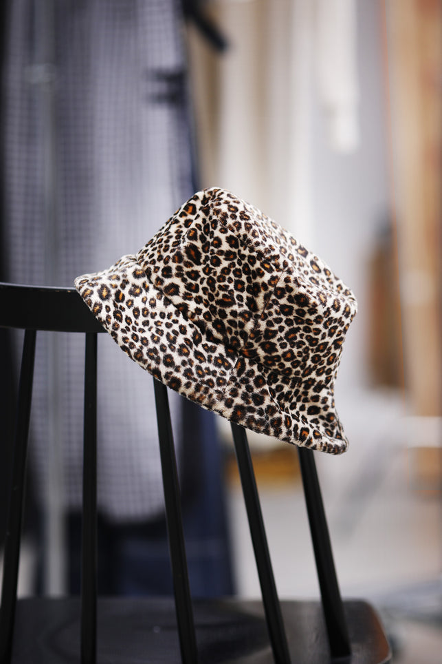 VINTAGE レオパードバケットハット