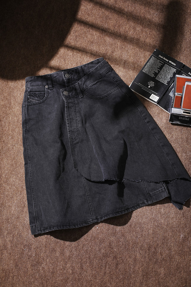 DIESEL>>ディーゼル O-Kessy-Long P1 ミディスカート セール】レディース スカート O-CREP（スカート）｜DIESEL